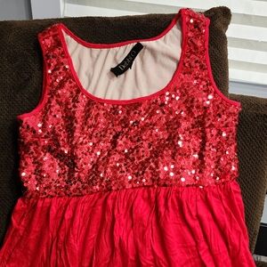 Debbie O Maternity Red dress. Size Small